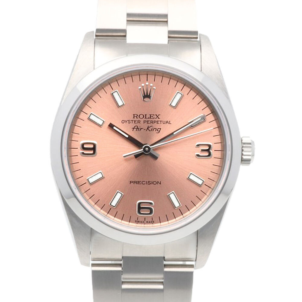 Rolex Air-King Oyster Perpetual Watch, Stainless Steel, 14000M Water Resistan...